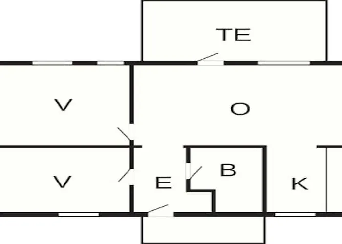 Apartamento 4 Person On A In Borre